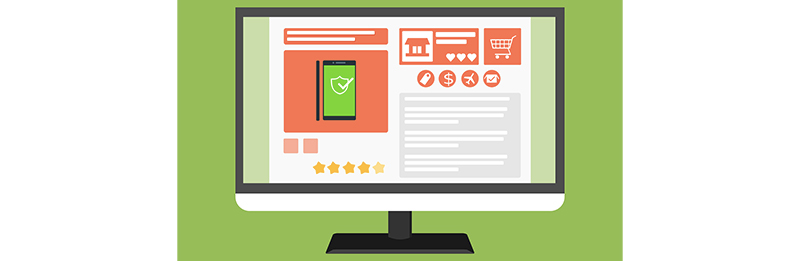 Illustration d'un e-commerce