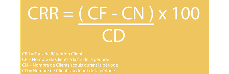 formule pour calculer le taux de rétention