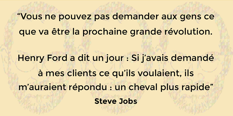 citation de Steve Jobs