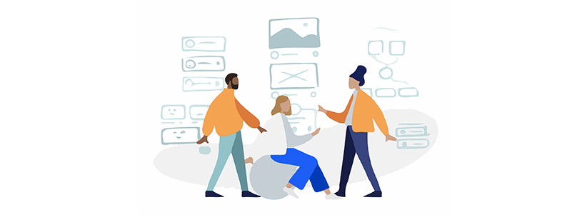 illustration de wireframes
