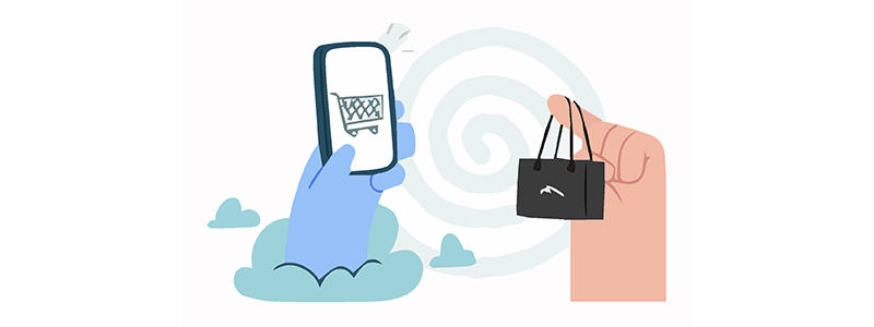 Illustration d'un e-commerce