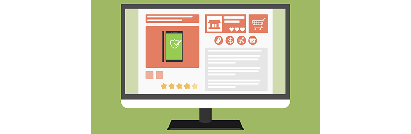 Illustration of an e-commerce