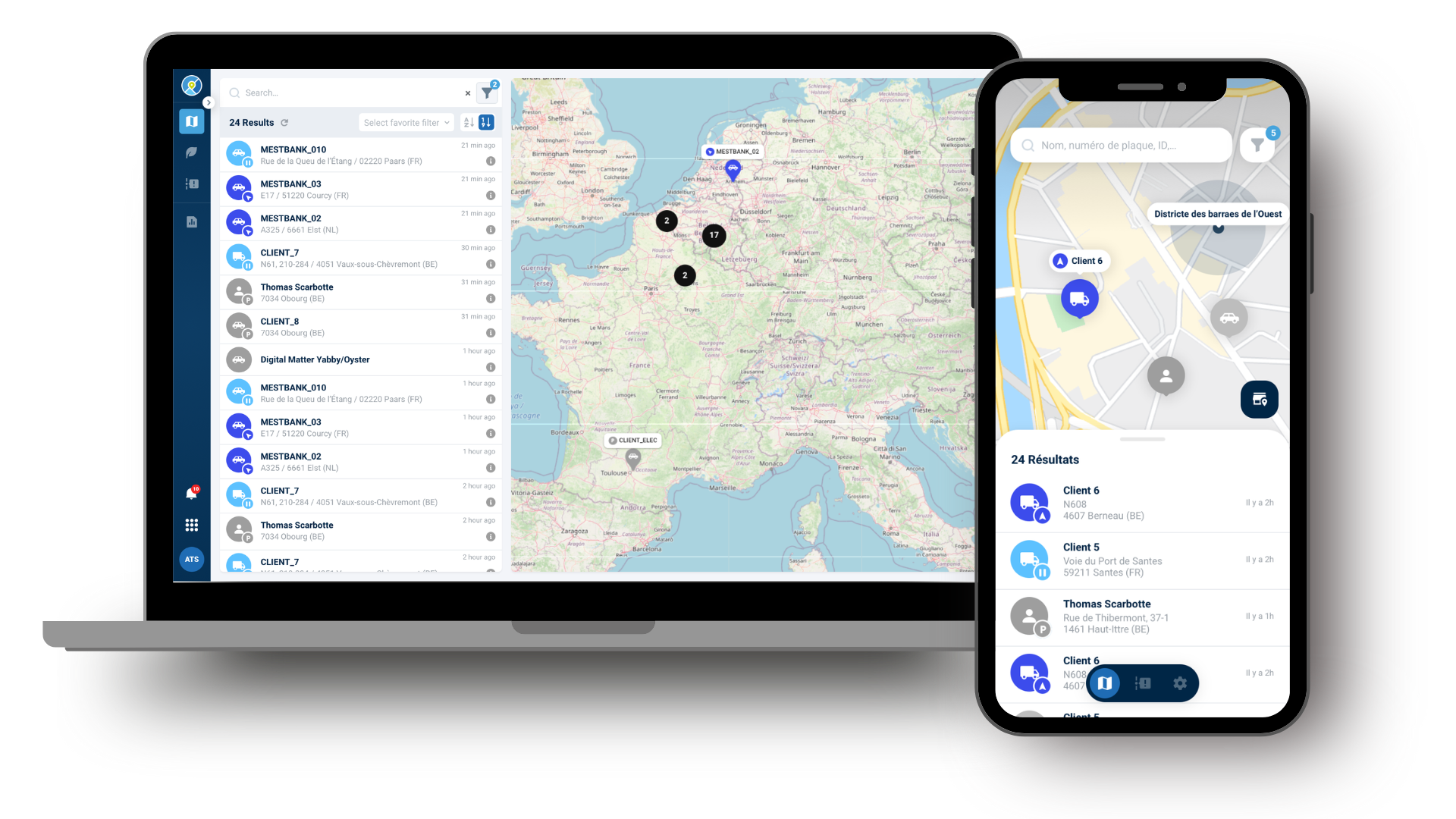 Visual of the ATS application