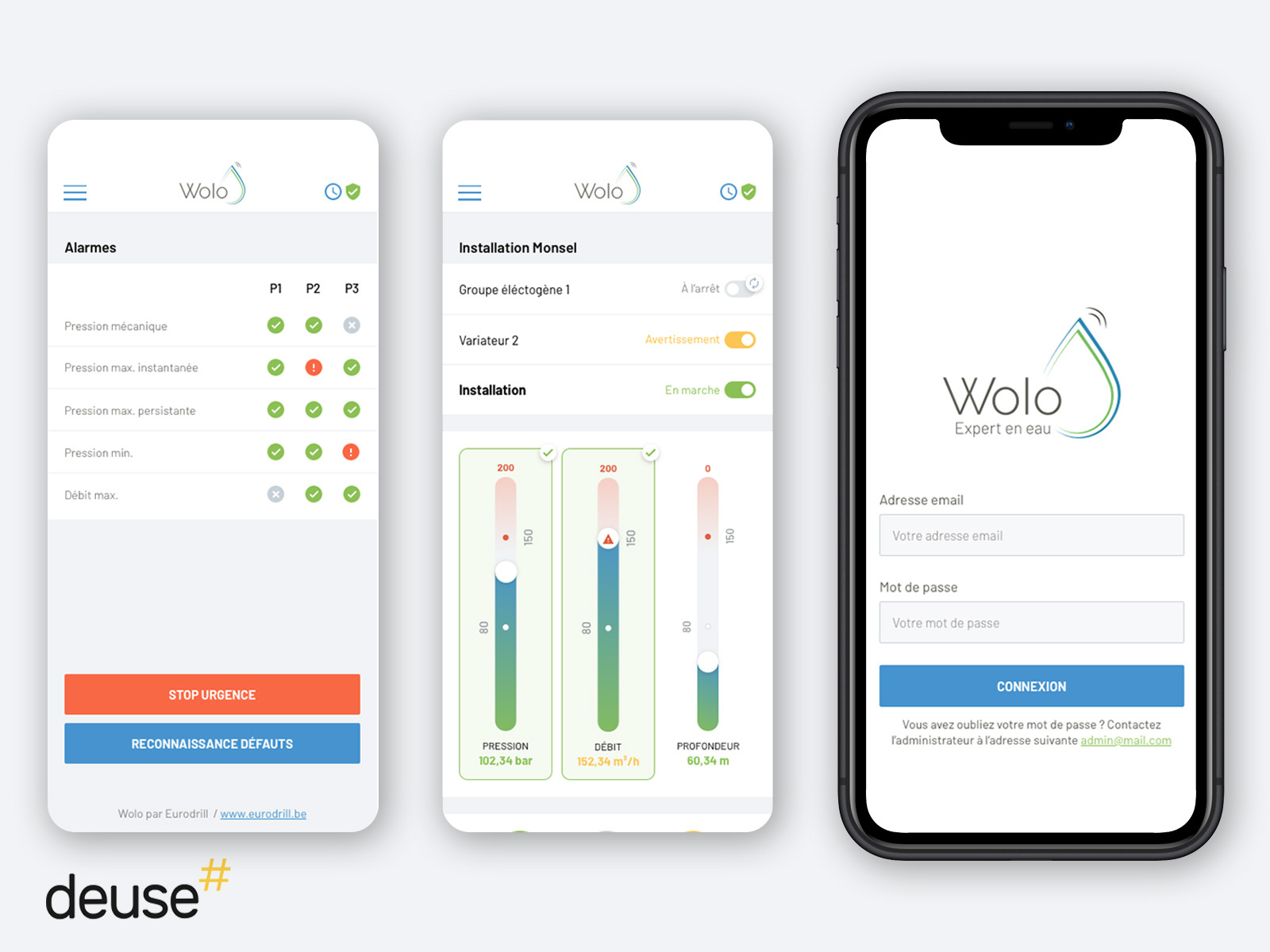 Application mobile WOLO pour Eurodrill